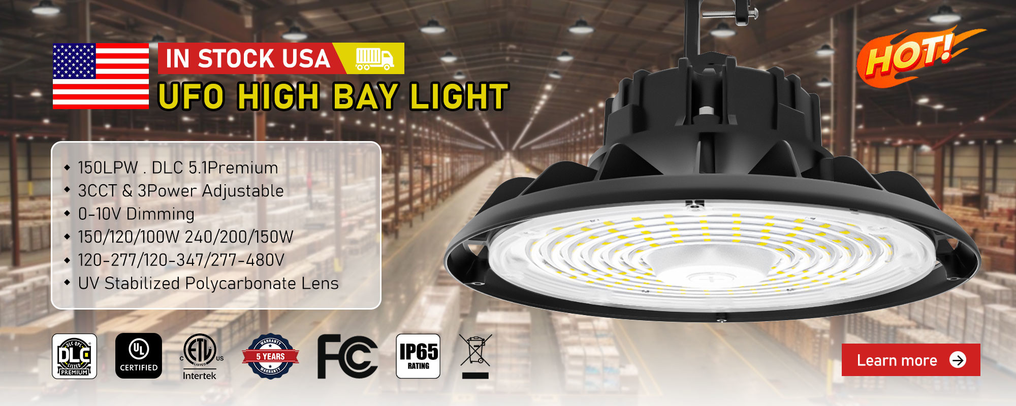 Qualität LED-UFO-Highbaylicht usine