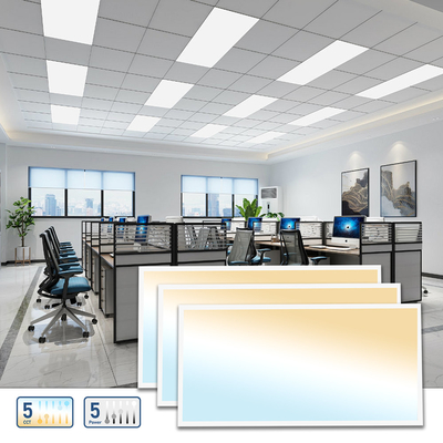CCT Auswählbare Dimmbare Öko-LED-Panelleuchte Super Slim 40W 60W 130lm/W