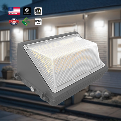 Commercial Outdoor Slim LED Wall Pack Light mit Fotozelle 40W 45W 60W 80W 100W 120W IP65