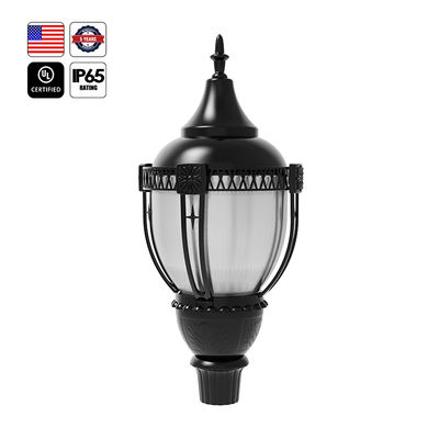 UL Outdoor LED Post Top Light US Stock IP65 Aluminium 30W 50W 60W 80W 100W LED Gartenleuchte Für Parkplatz